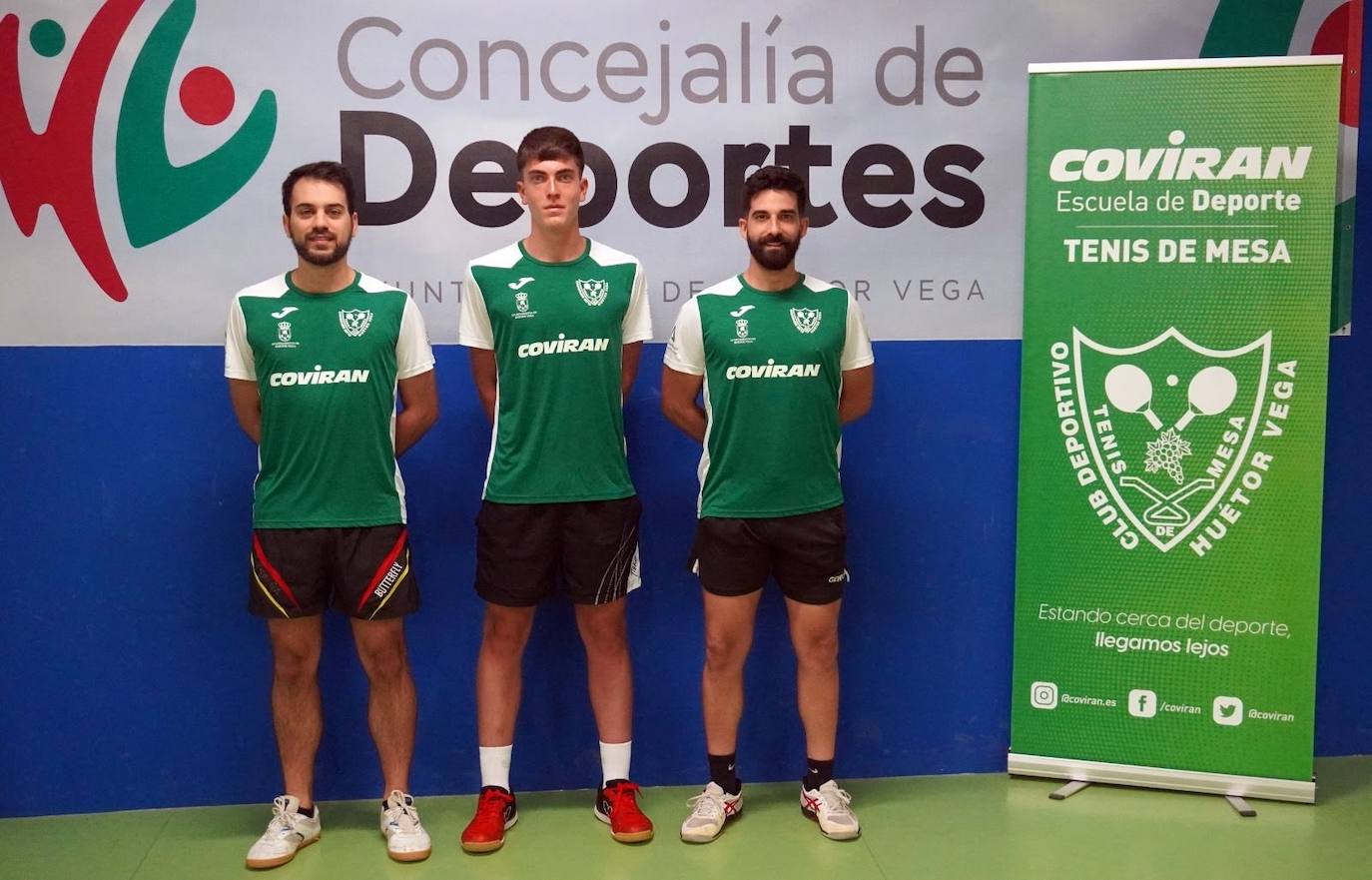 Covirán Huétor Vega table tennis squad. 